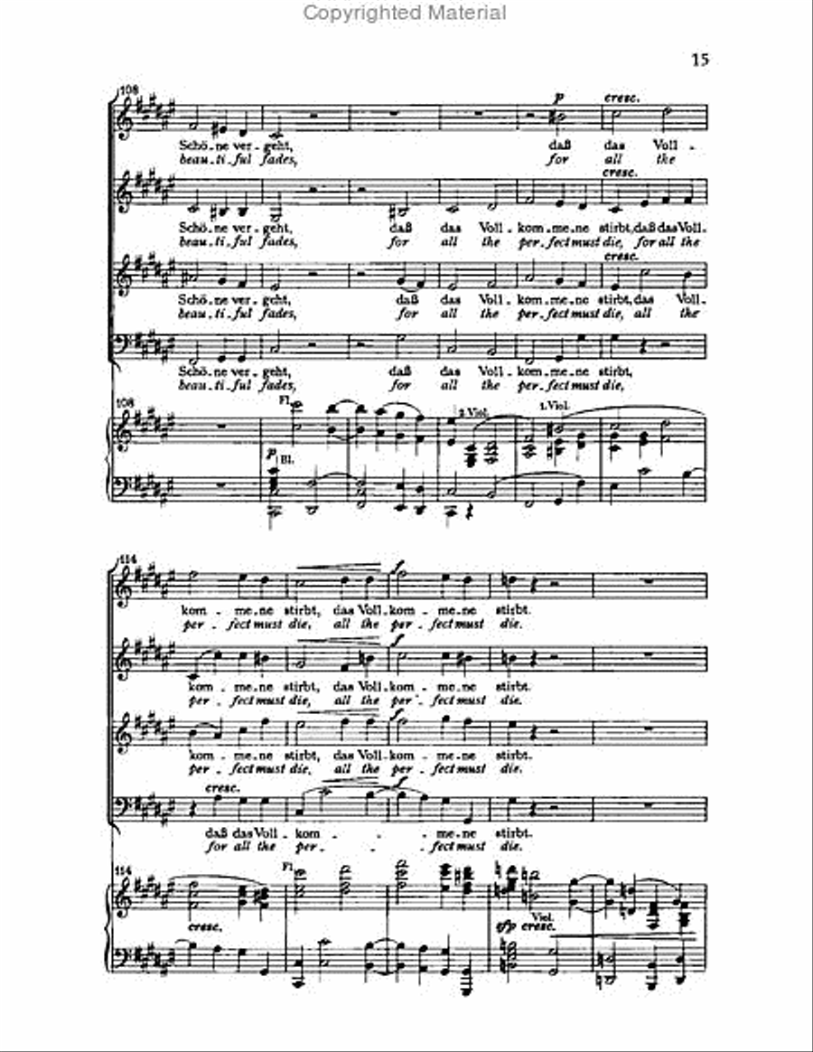 Nanie, Op.82 Choir scores gallery preview page 14