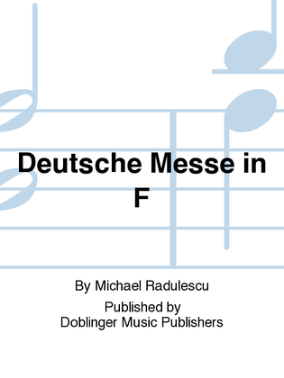 Deutsche Messe in F