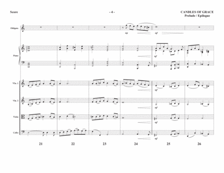 Candles Of Grace (A Service for Tenebrae) - Full Score