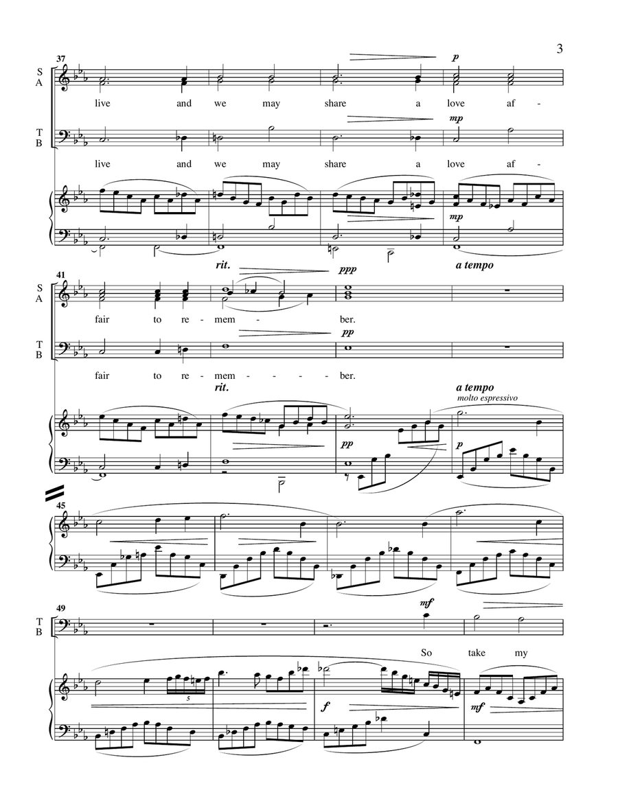 An Affair To Remember (our Love Affair) 4-Part scores gallery preview page 3
