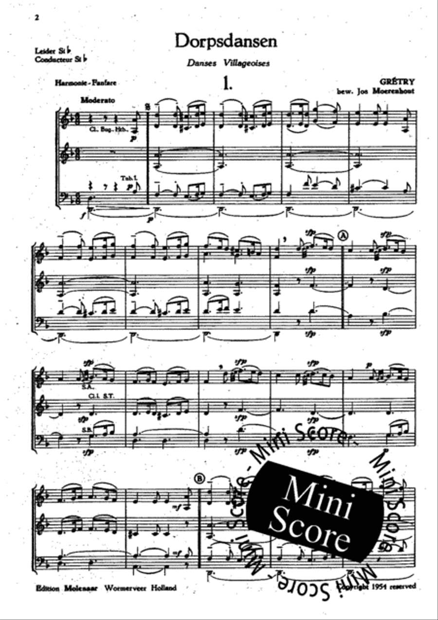 Dorpsdansen Concert Band scores gallery preview page 4