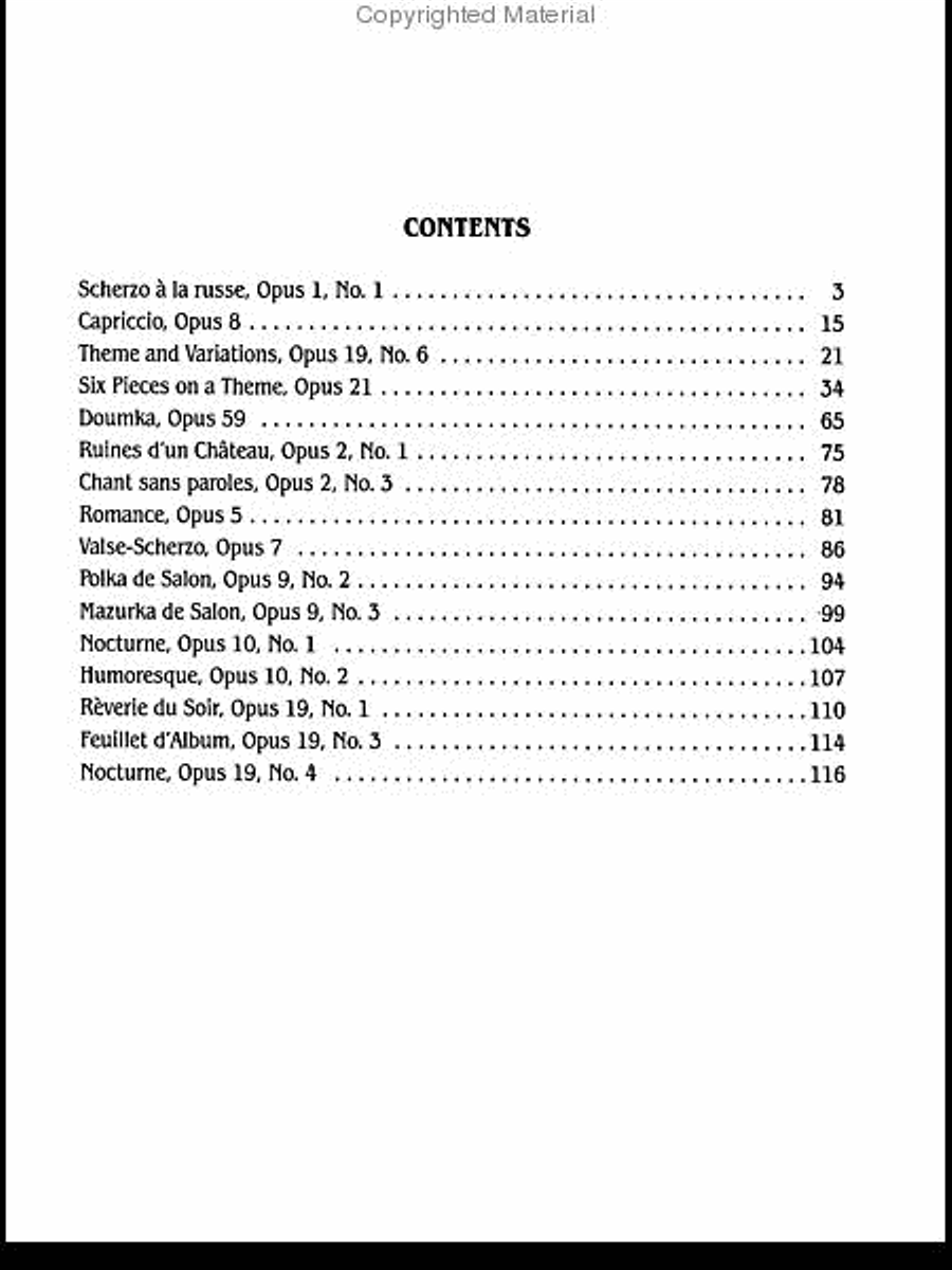 Selected Works, Volume 1 Piano Solo scores gallery preview page 3