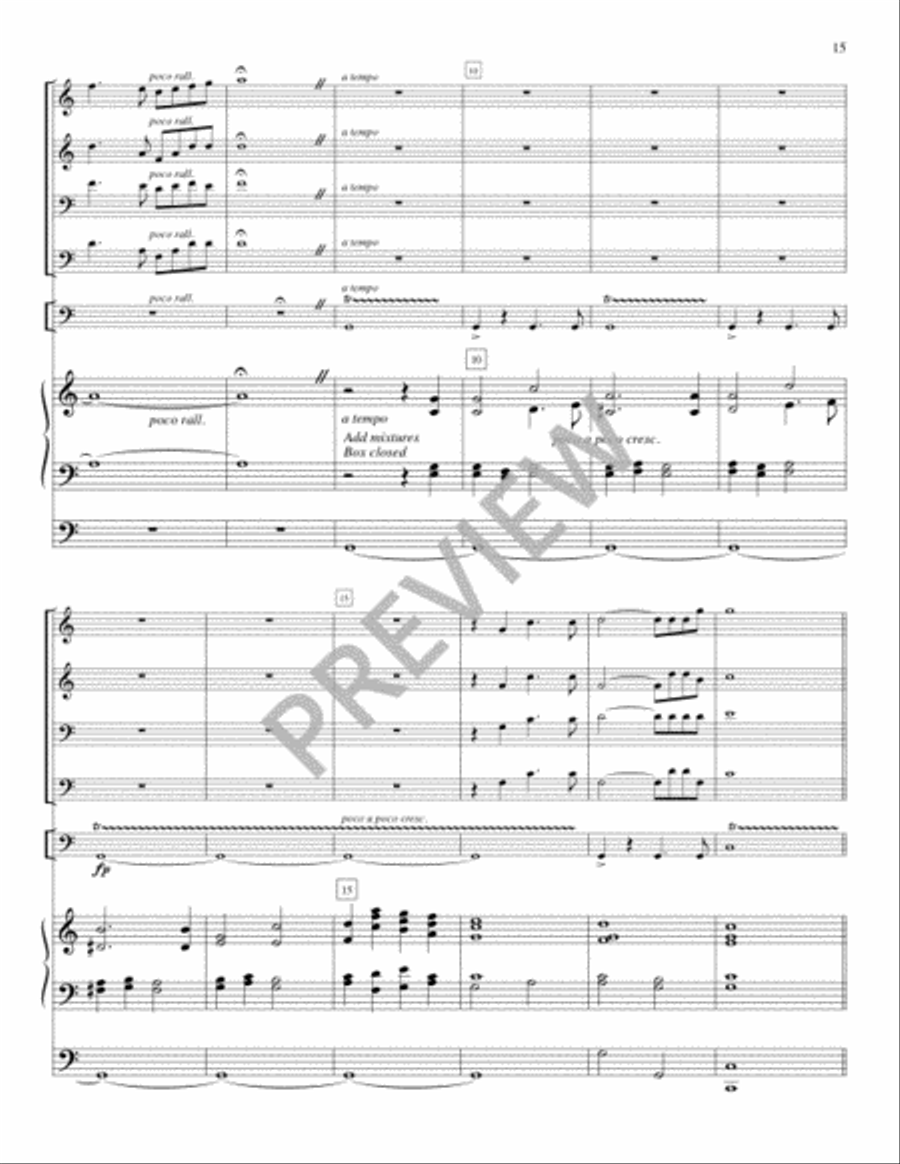Festival Hymns for Organ, Brass and Timpani - Volume 8, General Trombone scores gallery preview page 17
