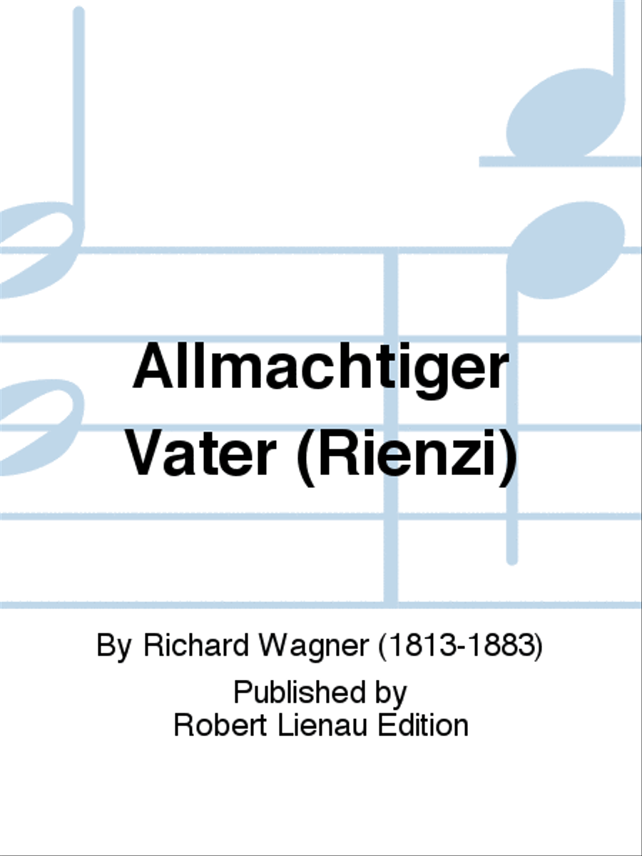 Allmächtiger Vater (Rienzi) Tenor Voice scores gallery preview page 1