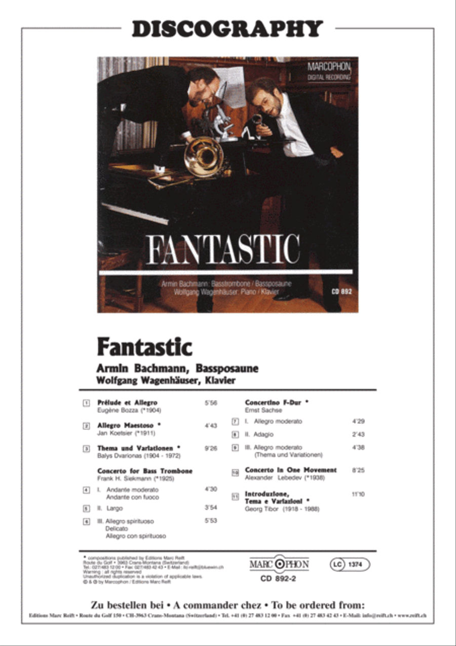 Allegro Maestoso Bass Trombone scores gallery preview page 3