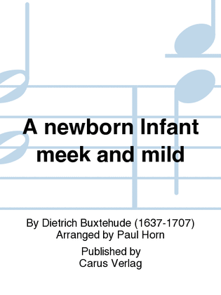 Book cover for The newly born child (Das neugeborne Kindelein)