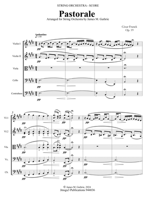 Franck: Pastorale Op. 19 for String Orchestra