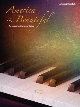 Book cover for America the Beautiful - piano solo