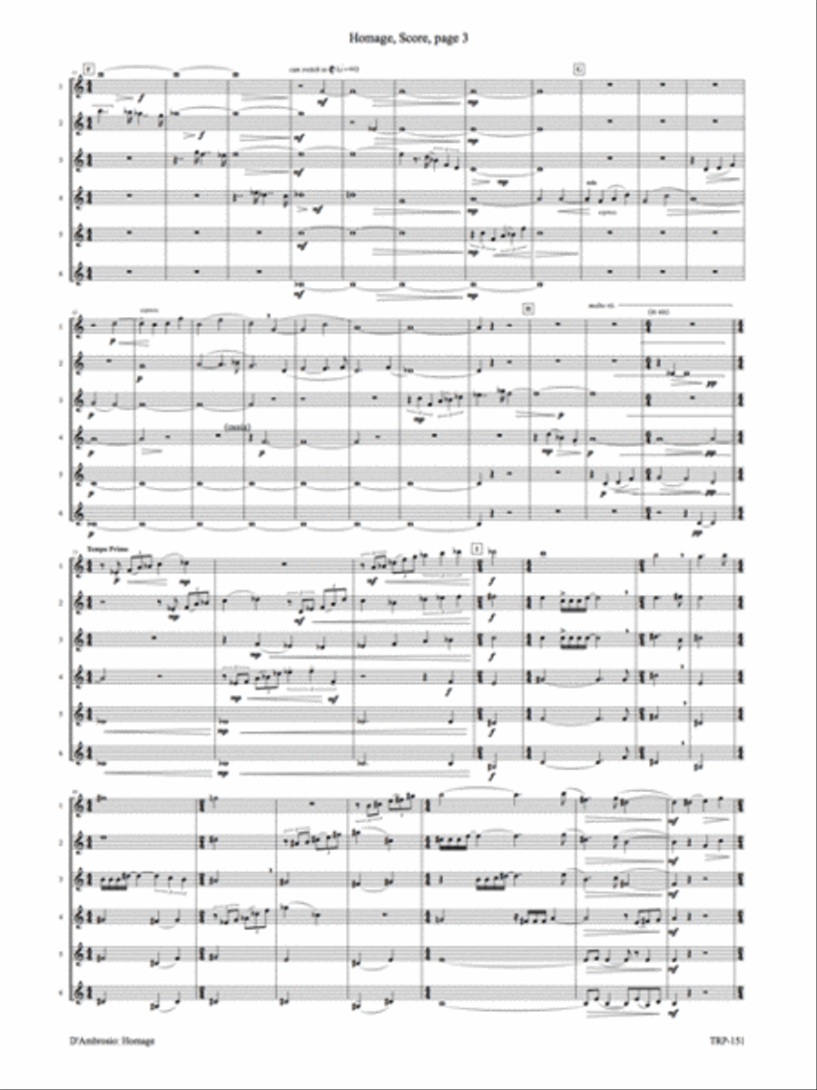Homage Homage Small Ensemble scores gallery preview page 4
