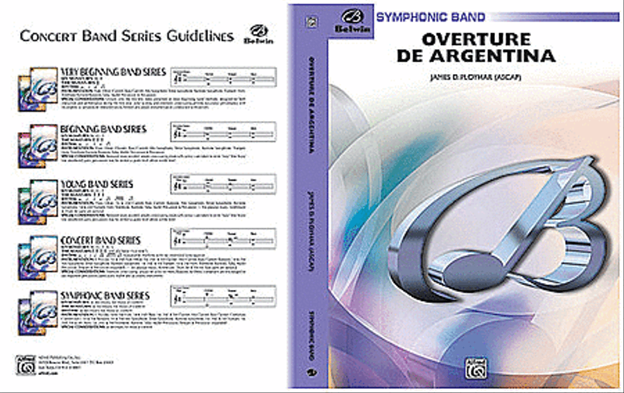Overture de Argentina Concert Band scores gallery preview page 1