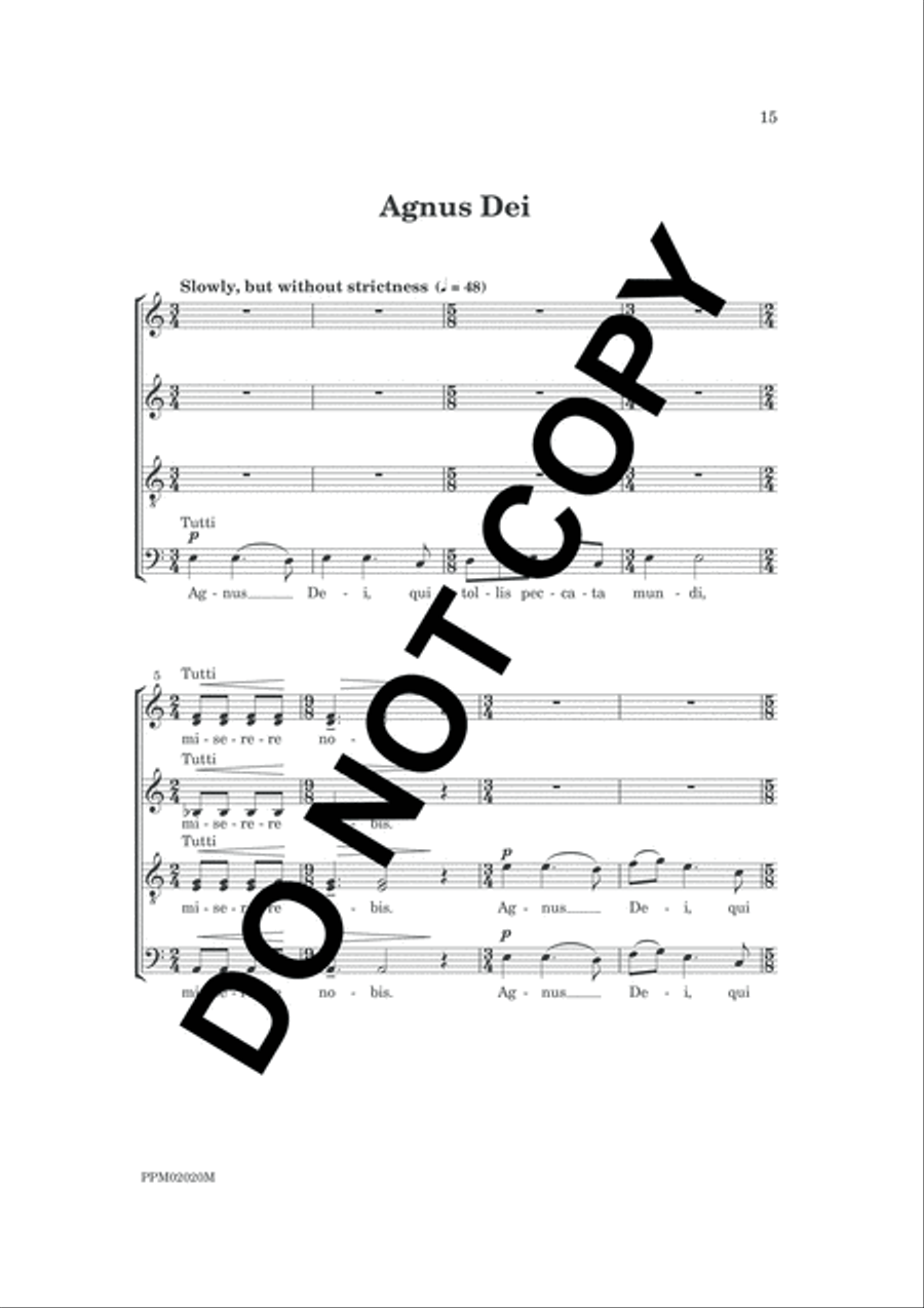 Mass 4-Part scores gallery preview page 18