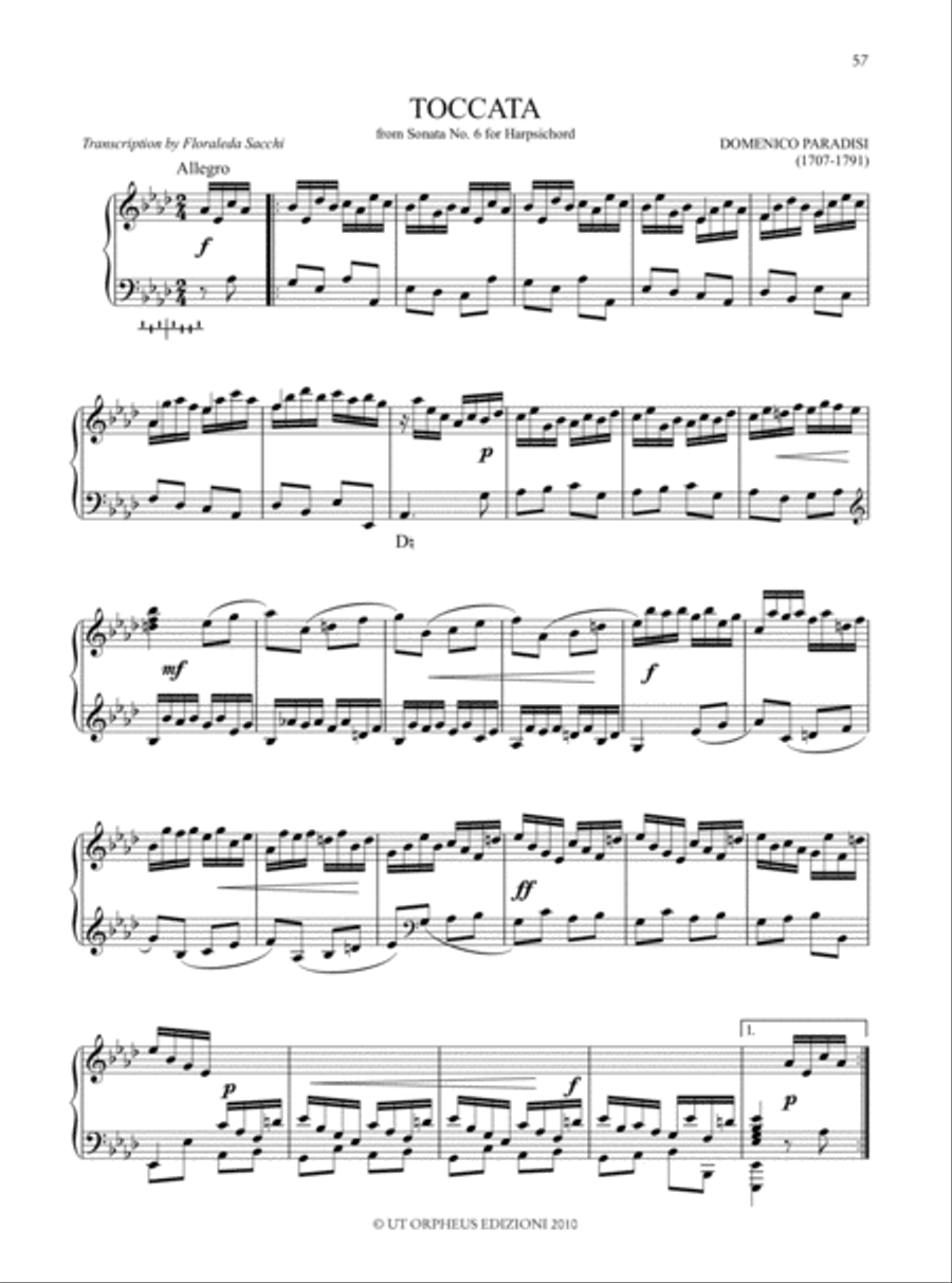 The Baroque Harp. 18 Favorite Pieces by Bach, Corelli, Couperin, Handel, Pachelbel, Paradisi, Purcell and Vivaldi Harp scores gallery preview page 3