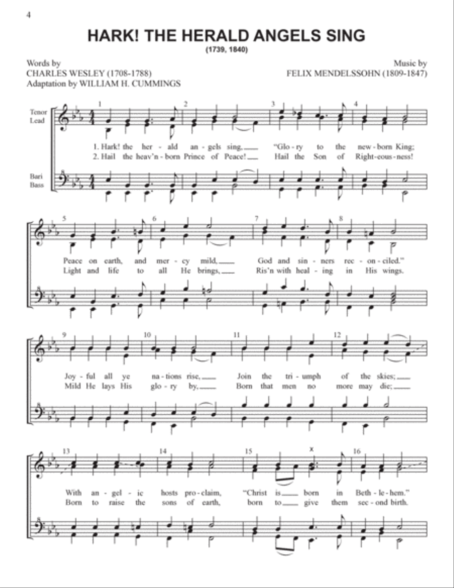 Yuletide Favorites (Volume I) SSAA scores gallery preview page 4