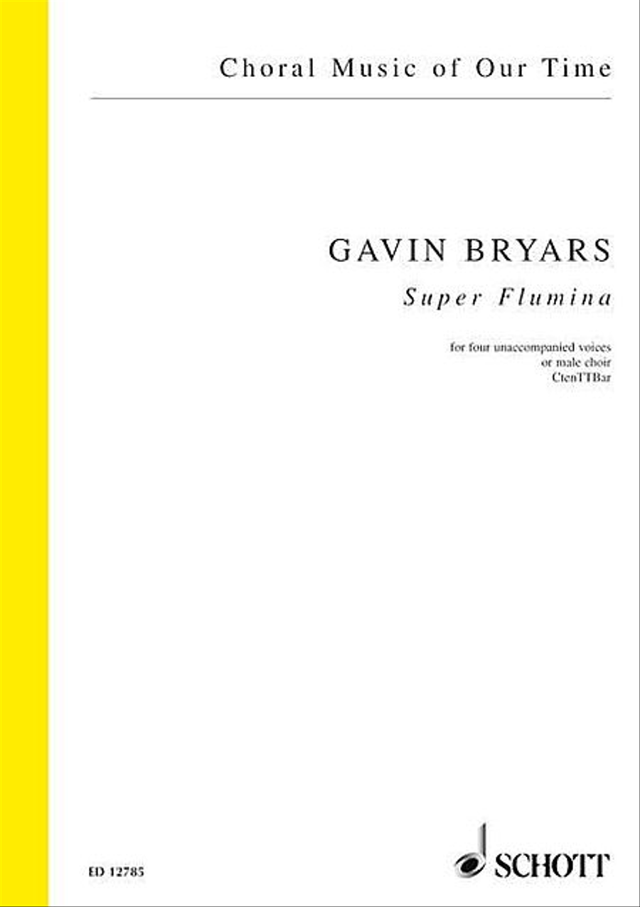 Bryars Super Flumina Attbar A Cappella scores gallery preview page 1