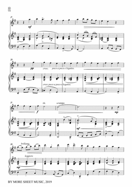 Scarlatti-Già il sole dal gange,for Flute and Piano image number null