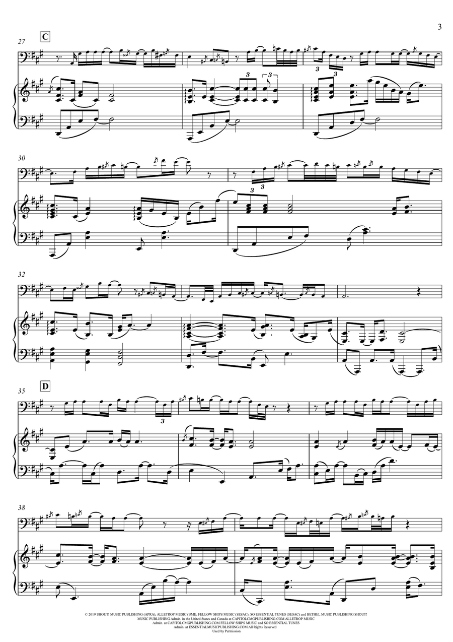 Goodness Of God Goodness Of God Piano scores gallery preview page 3