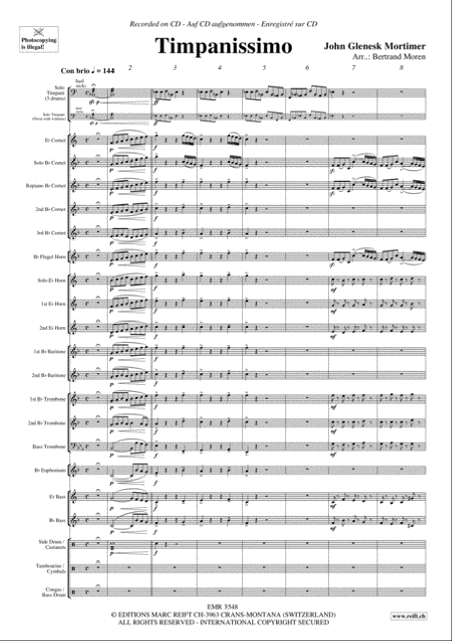 Timpanissimo Brass Band scores gallery preview page 4