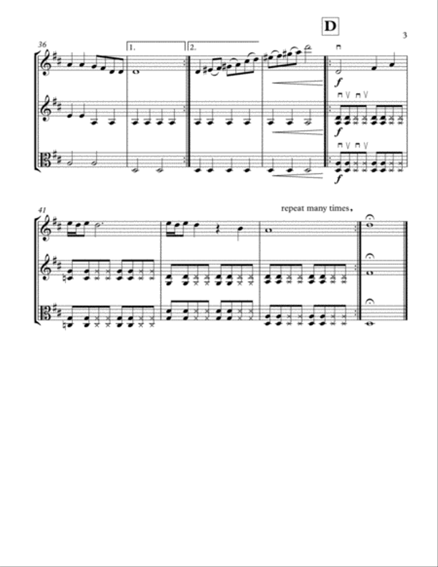 Hey Jude String Trio scores gallery preview page 4