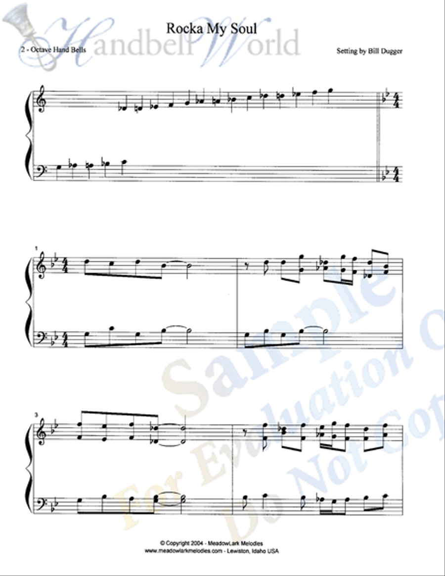 Rocka My Soul 2-Octaves scores gallery preview page 2