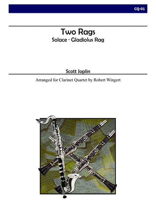 Book cover for Two Rags for Clarinet Quartet