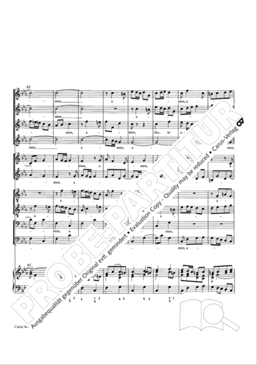 Stabat mater Choir scores gallery preview page 91