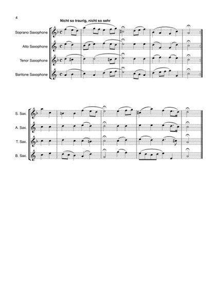 5 Bach Chorales (for Saxophone Quartet SATB)