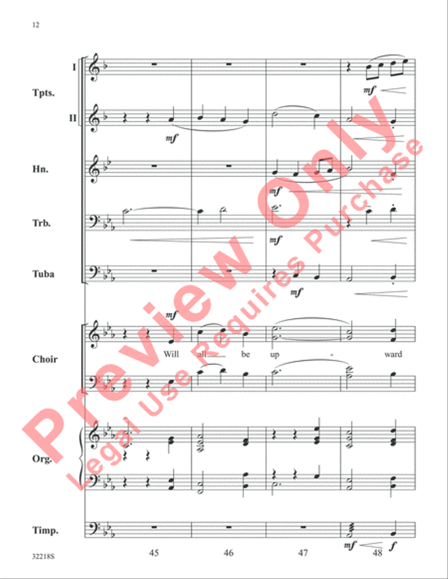 Awake, My Heart Awake, My Heart Choir scores gallery preview page 13