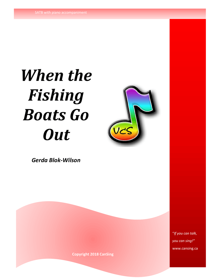 When the Fishing Boats Go Out 4-Part scores gallery preview page 1