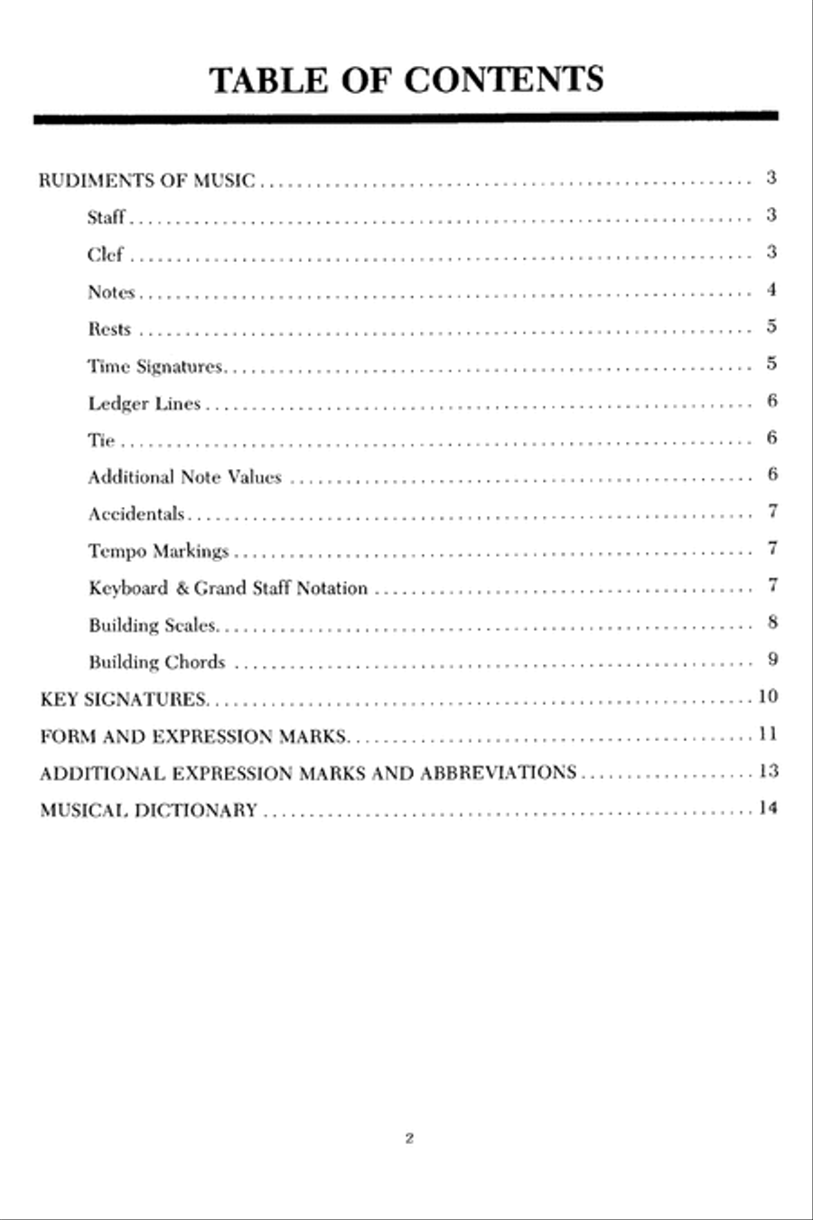 Student's Musical Dictionary Dictionaries scores gallery preview page 3