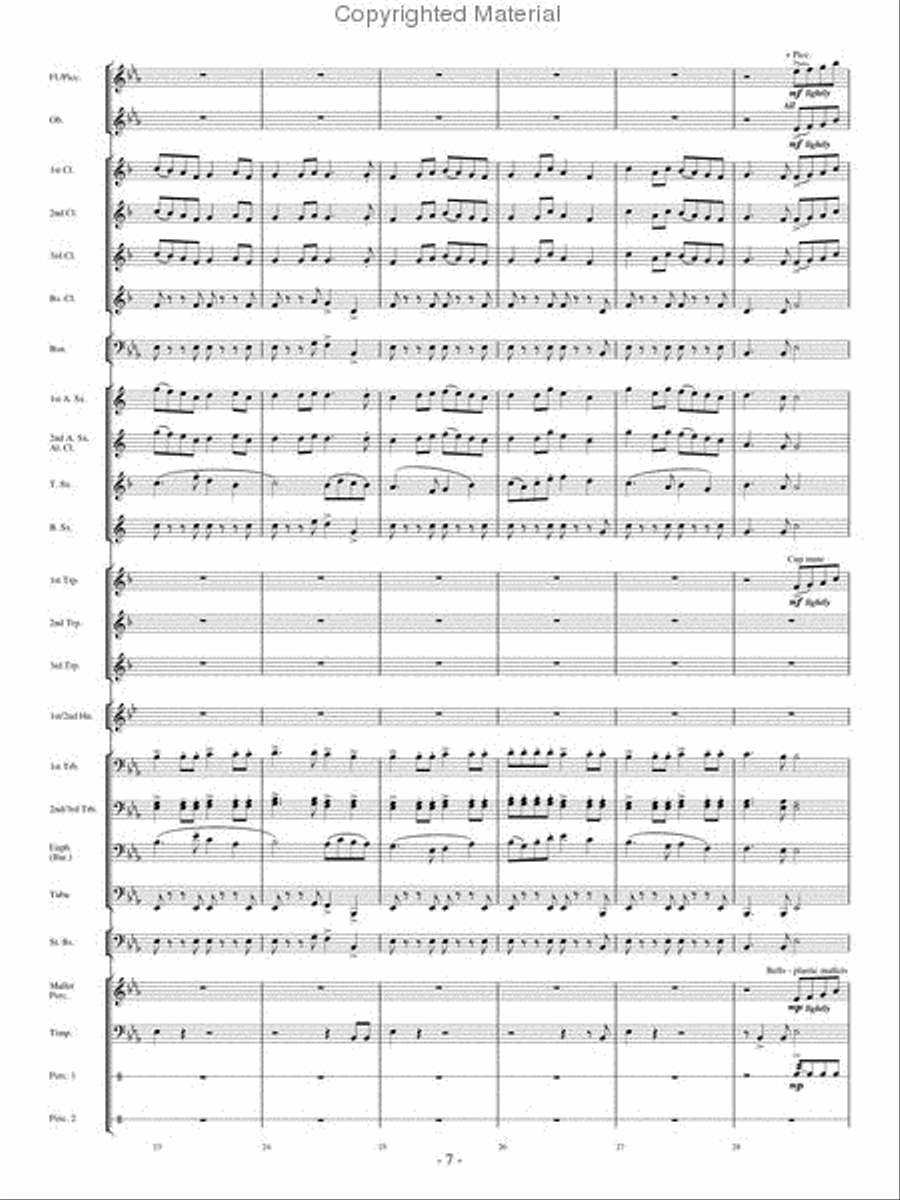 Make A Joyful Noise Concert Band scores gallery preview page 6