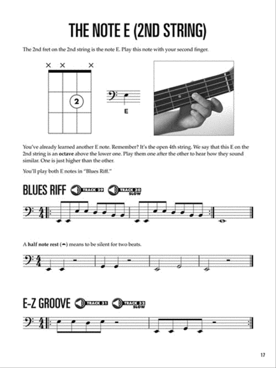 Hal Leonard Bass for Kids Bass Guitar Tablature scores gallery preview page 4