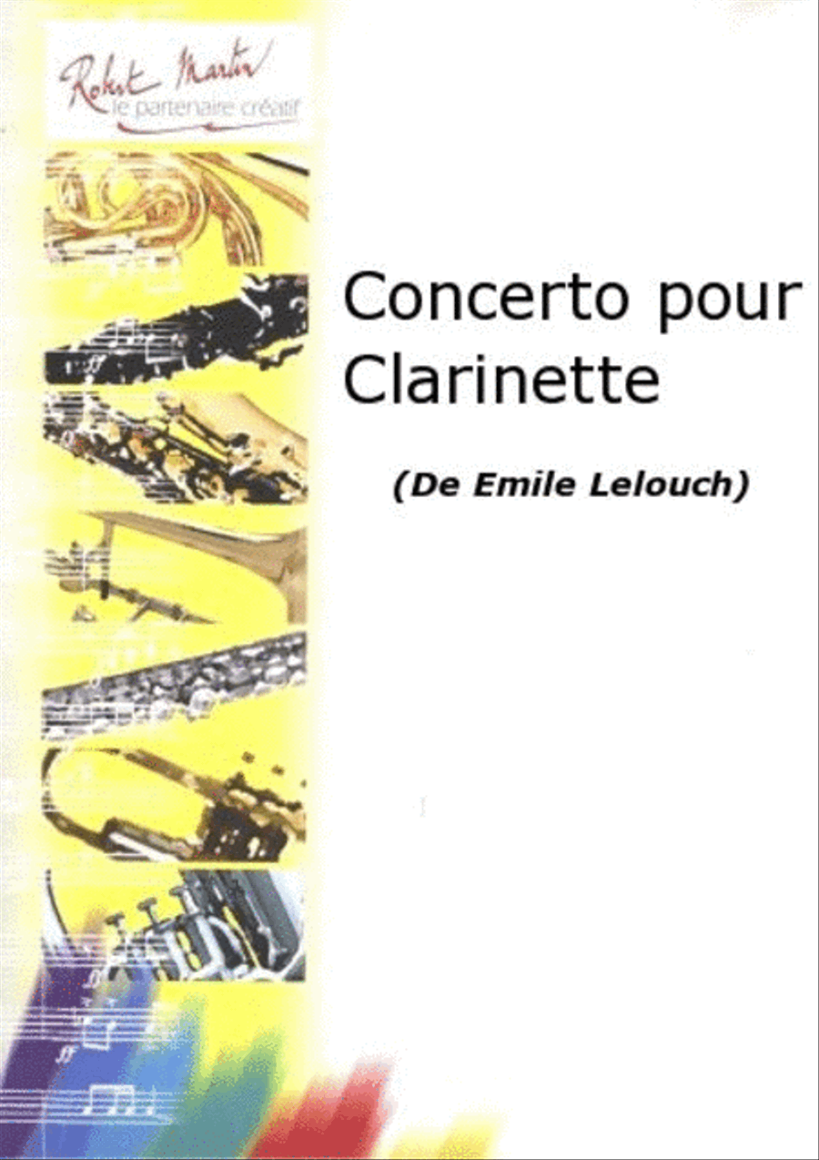 Concerto Pour Clarinette Clarinet Solo scores gallery preview page 1