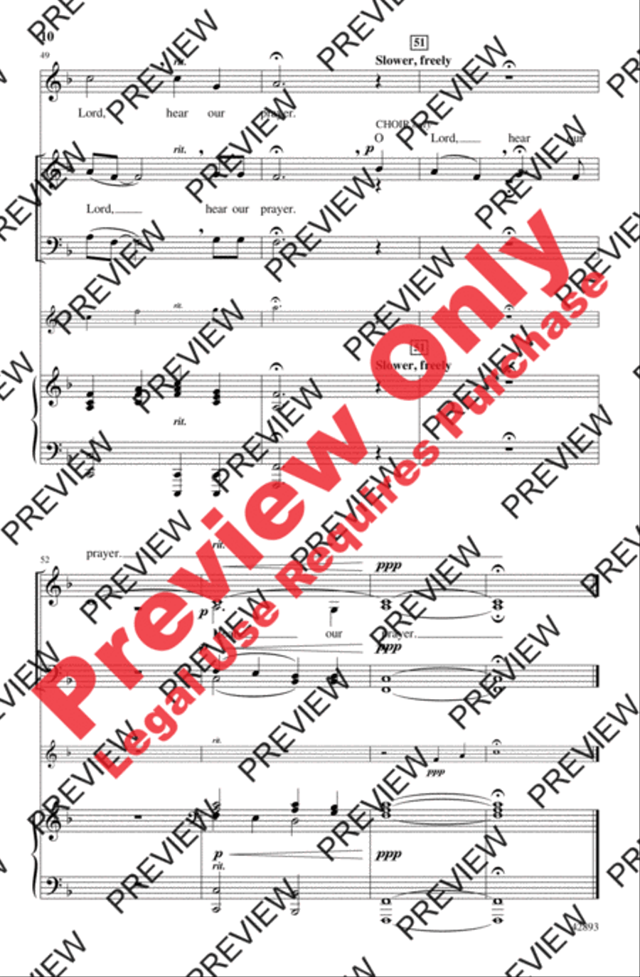 Father God in Heaven 4-Part scores gallery preview page 10