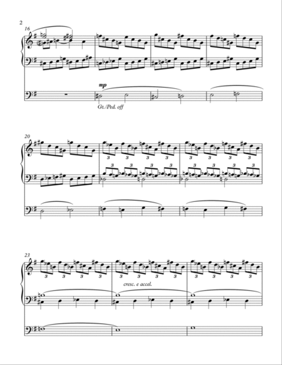Sonata In G For Organ-Finale Organ Solo scores gallery preview page 2
