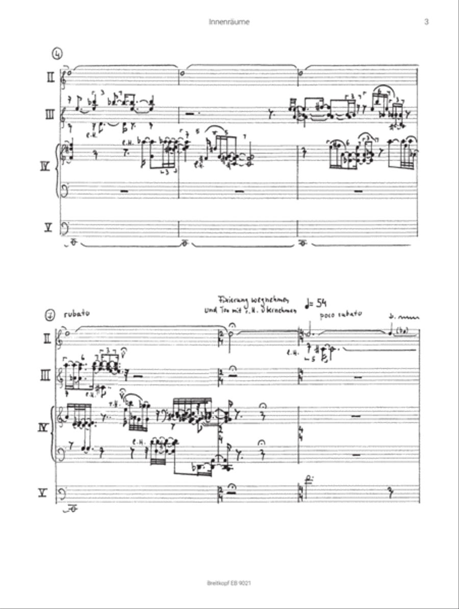 Innenräume Organ scores gallery preview page 3