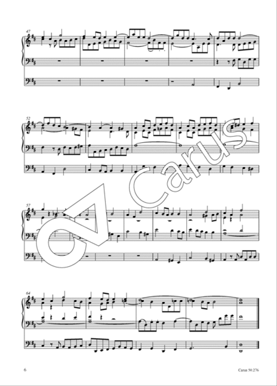 Three preludes and fugues for organ JWV 10, 13 and 17 Organ scores gallery preview page 7