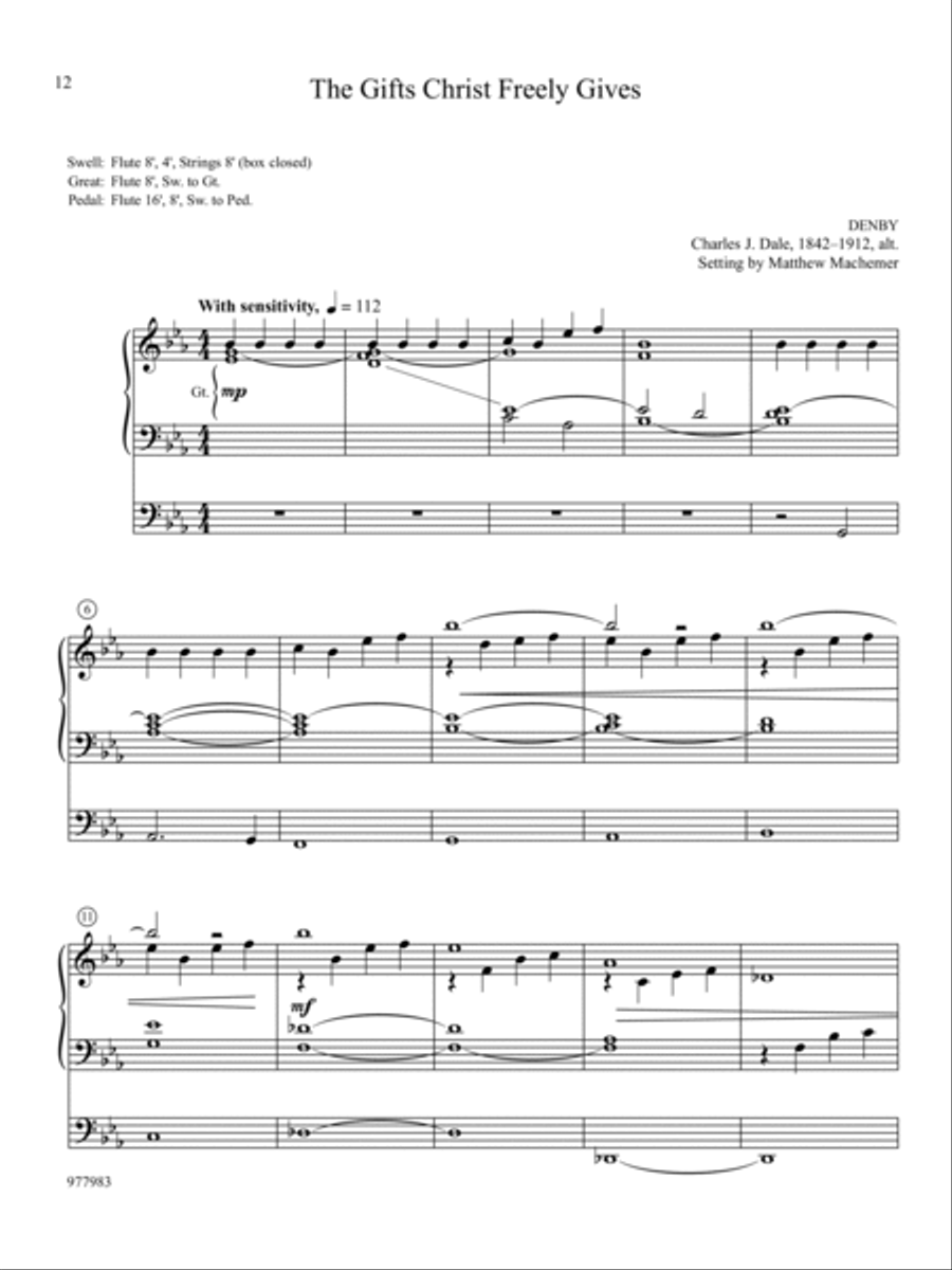 Bursts of Acclamation: Eight Organ Preludes for the Church Year Organ scores gallery preview page 4