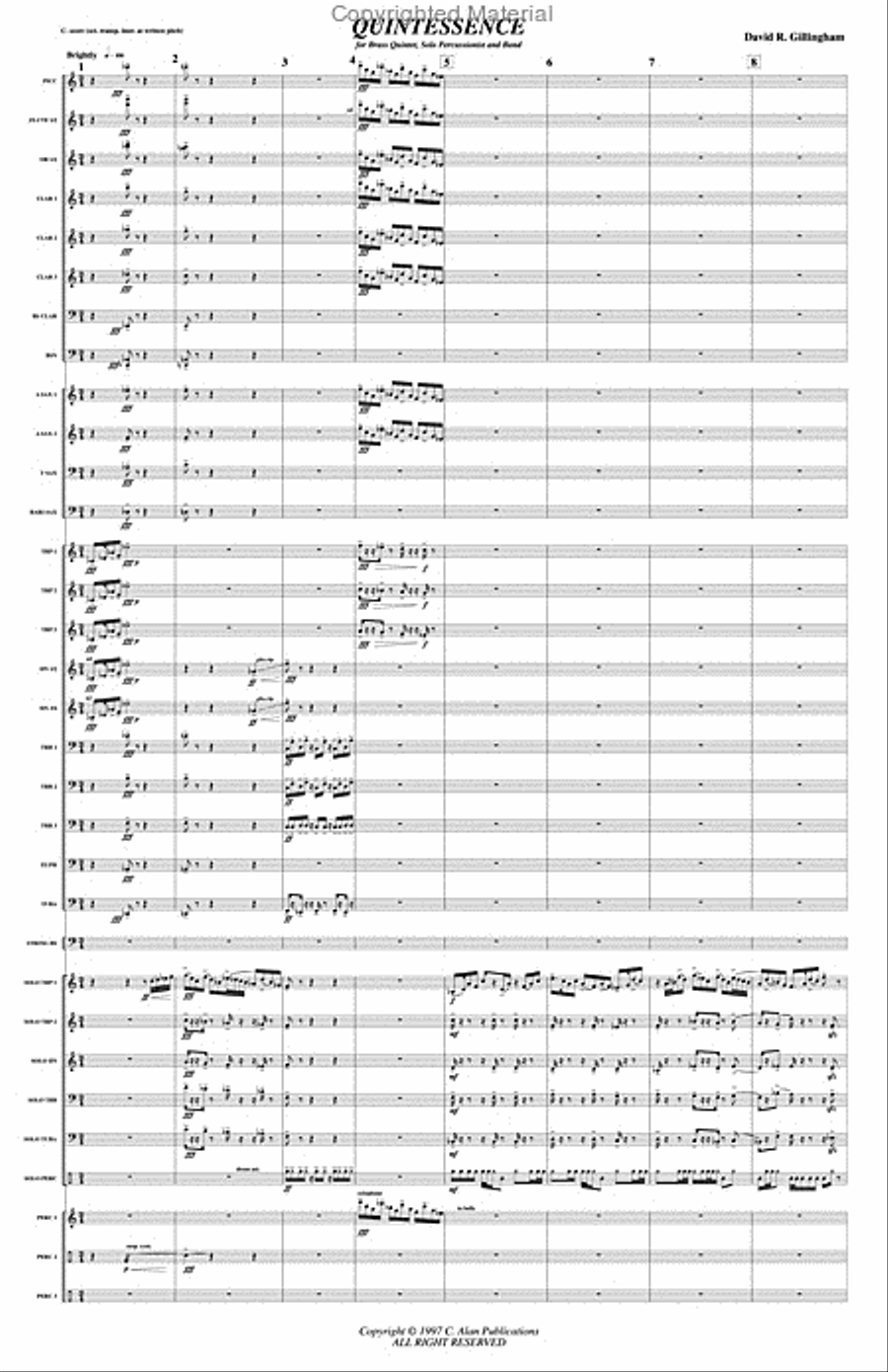 Quintessence Quintessence Concert Band scores gallery preview page 2