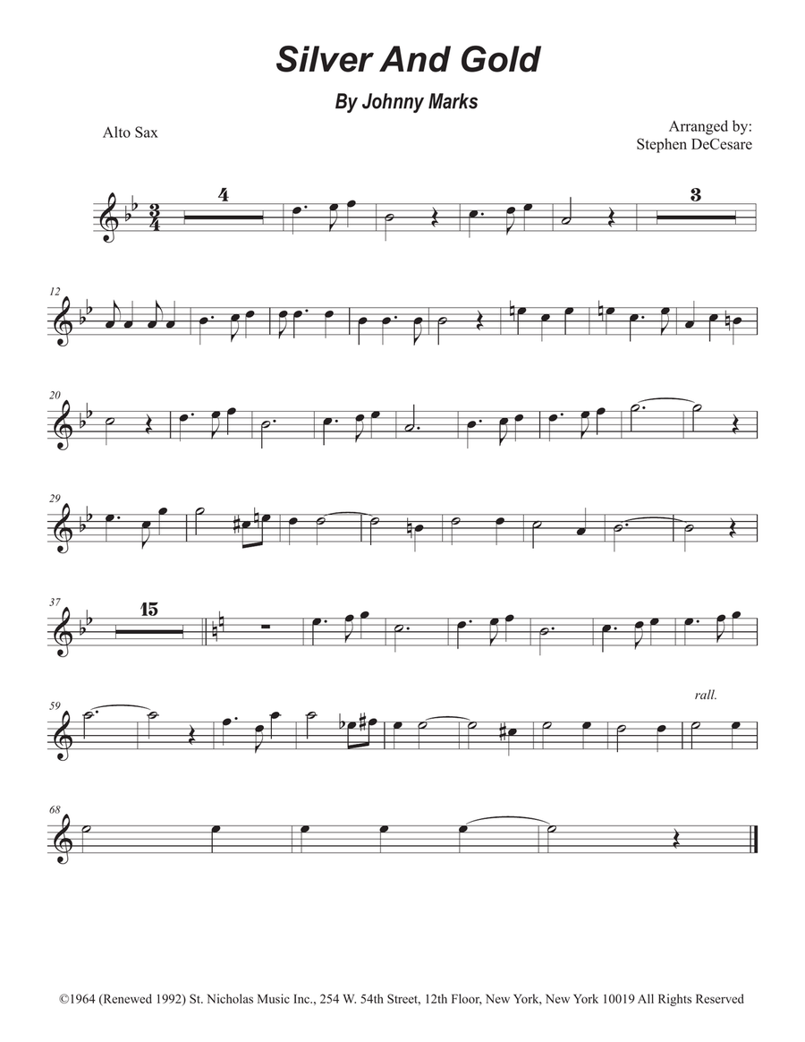 Silver And Gold Woodwind Duet scores gallery preview page 4