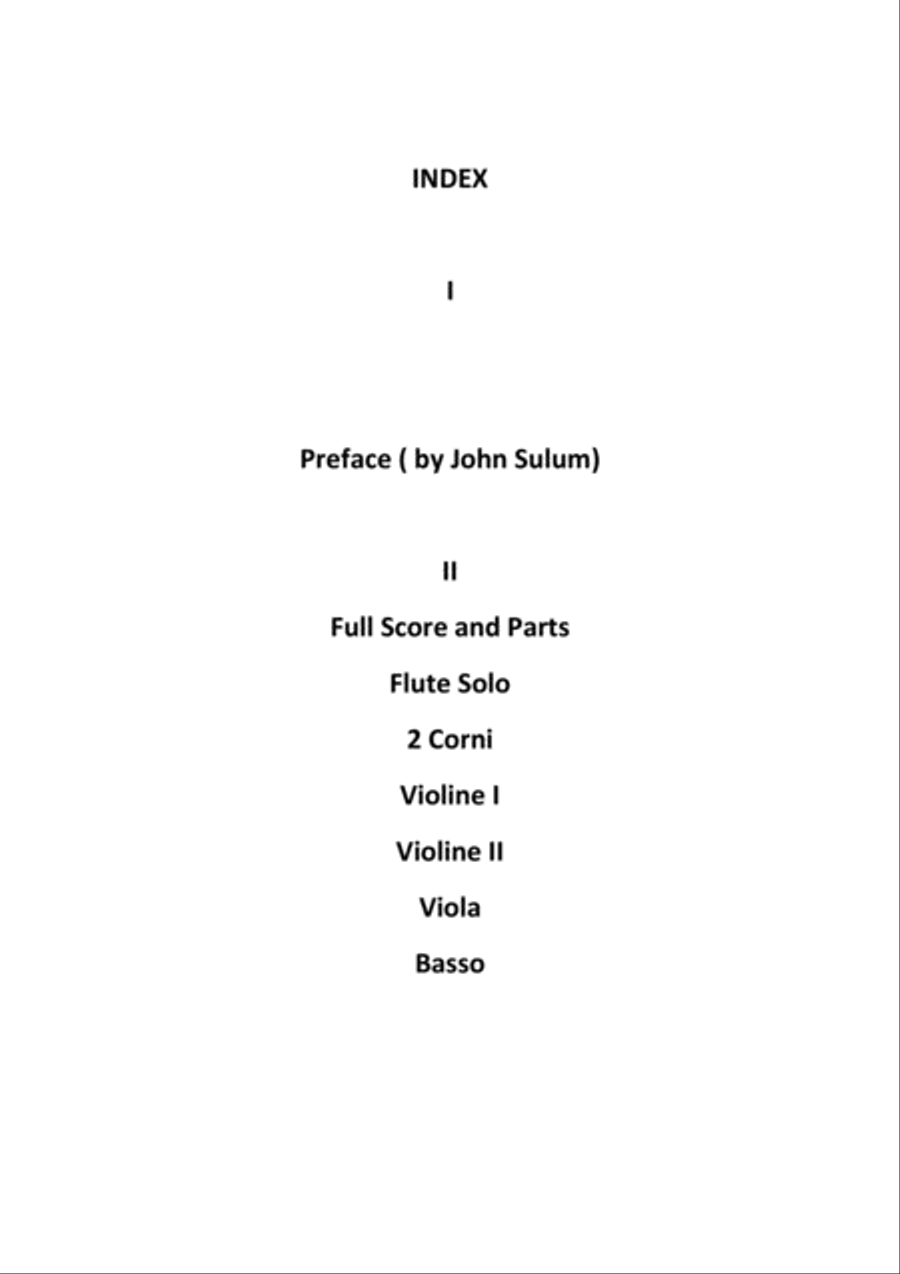 Concerto for flute and orchestra in C major Chamber Orchestra scores gallery preview page 2