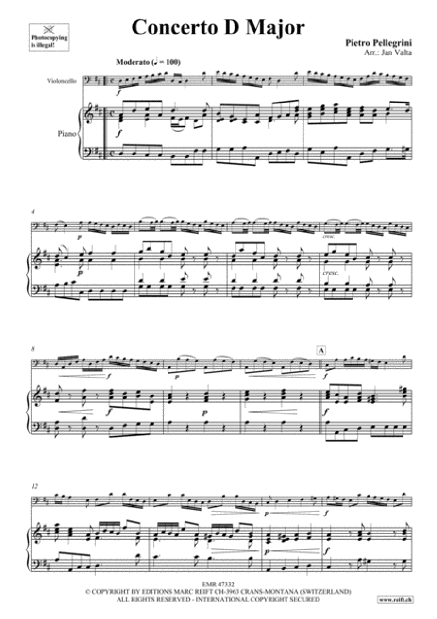 Concerto D Major Piano Accompaniment scores gallery preview page 4