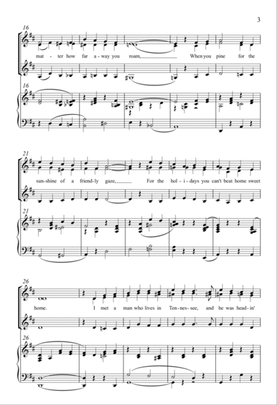 Home For The Holidays Home For The Holidays SSA scores gallery preview page 2