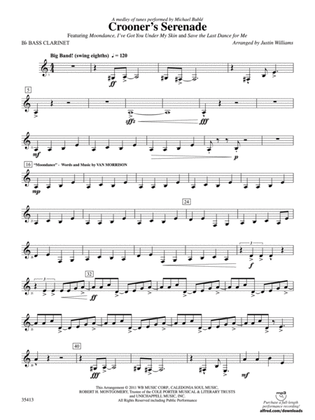 Crooner’s Serenade: B-flat Bass Clarinet