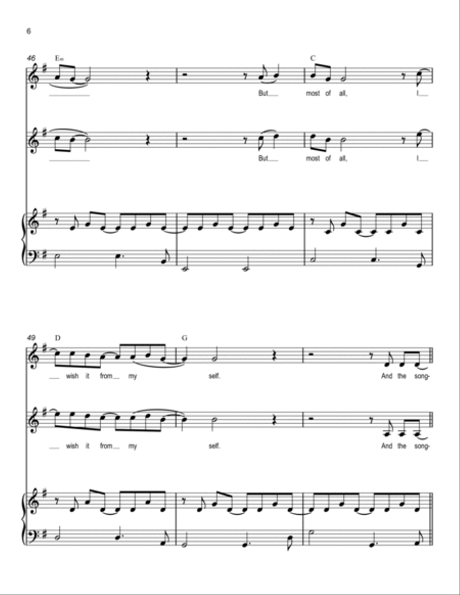 Songbird Voice scores gallery preview page 6