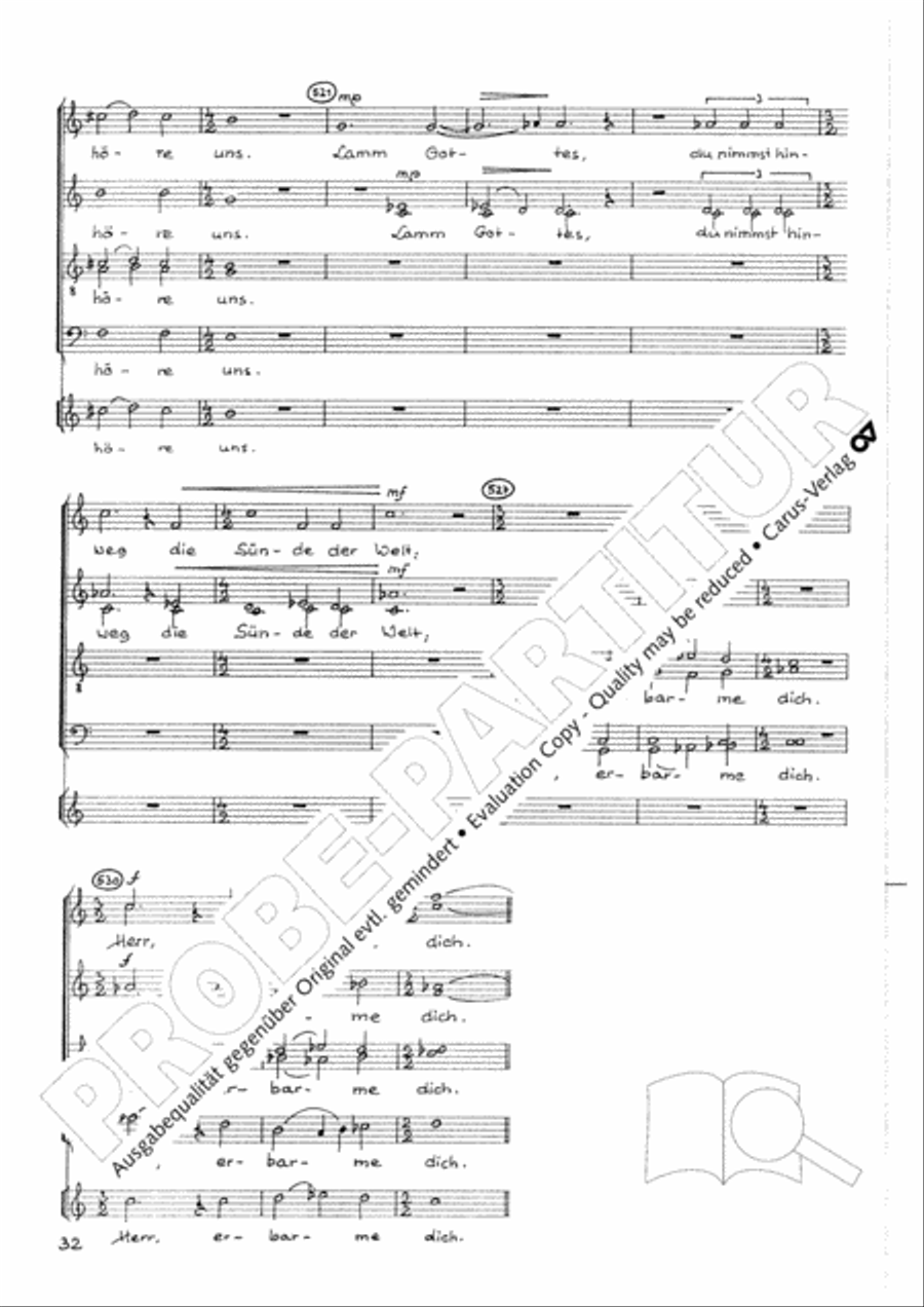 Namen-Gottes-Litanei Namen-Gottes-Litanei Mixed Choir scores gallery preview page 33