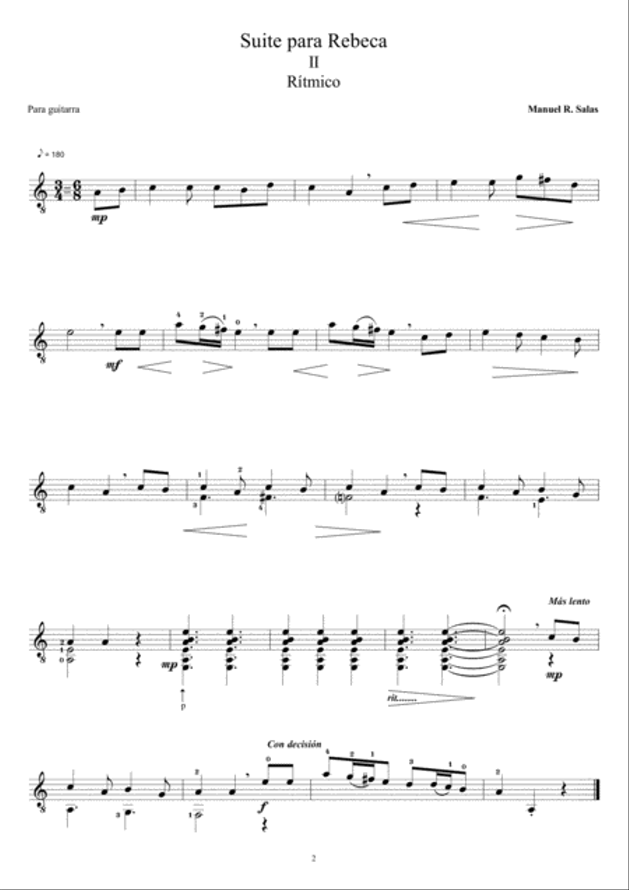 Album de canciones mudas Album de canciones mudas Guitar Solo scores gallery preview page 3