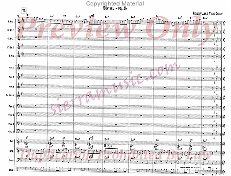 Revival Revival Jazz Ensemble scores gallery preview page 14