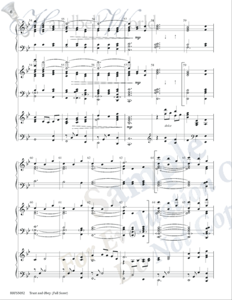 Trust and Obey 5-Octaves scores gallery preview page 5