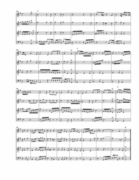 Callino casturame (arrangement for 4 recorders)