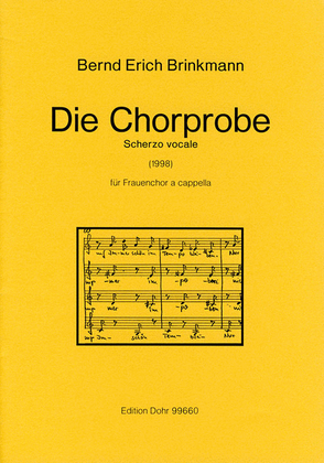 Die Chorprobe für Frauenchor a cappella (1998) -Scherzo vocale-
